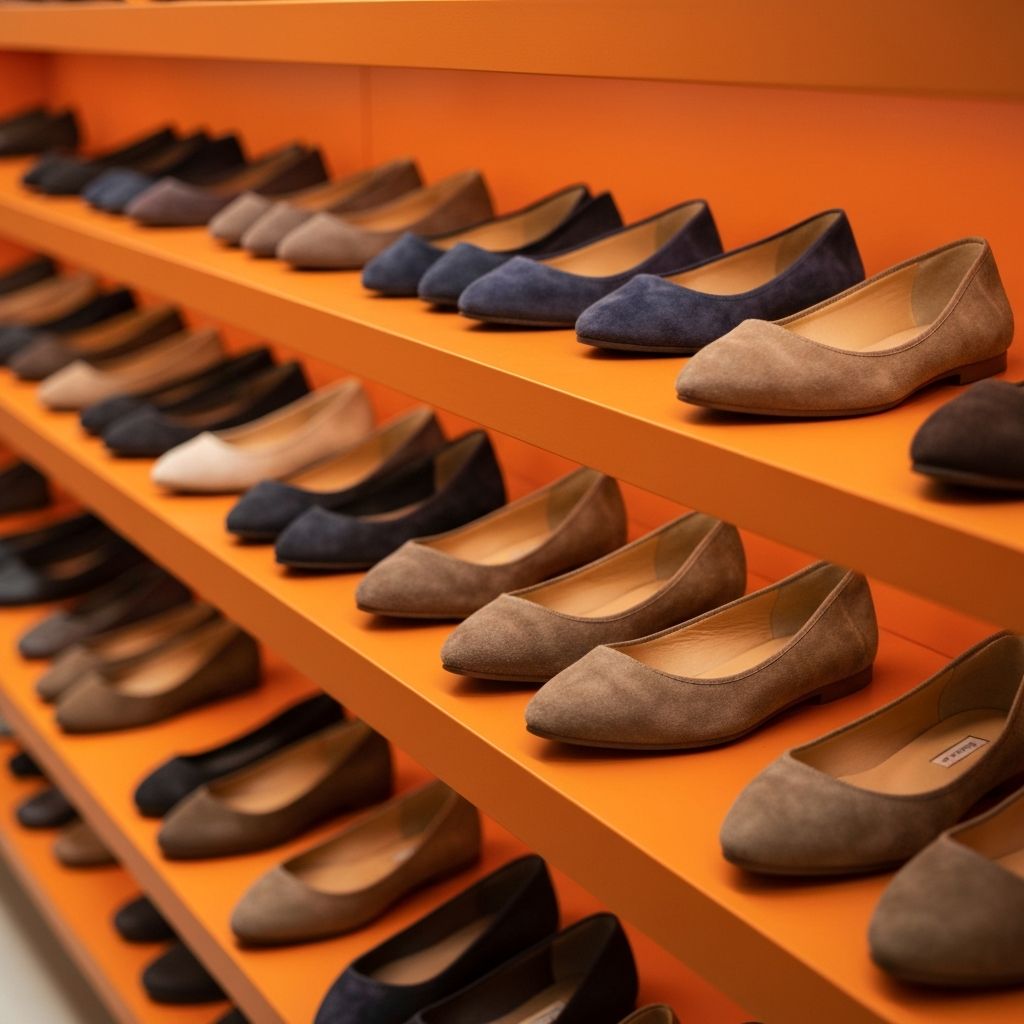 The Range: Suede Flats for Fall